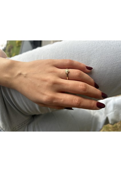 14 Ayar Altın Vintage Desen Yüzük modelleri