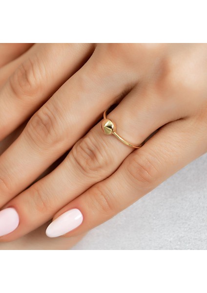 14 Ayar Altın Sade Yüzük