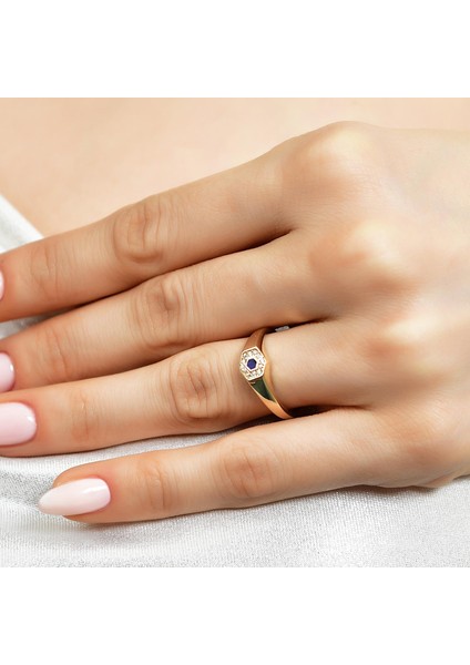 Taşlı ve Mineli Modern Altın Yüzük fiyatları