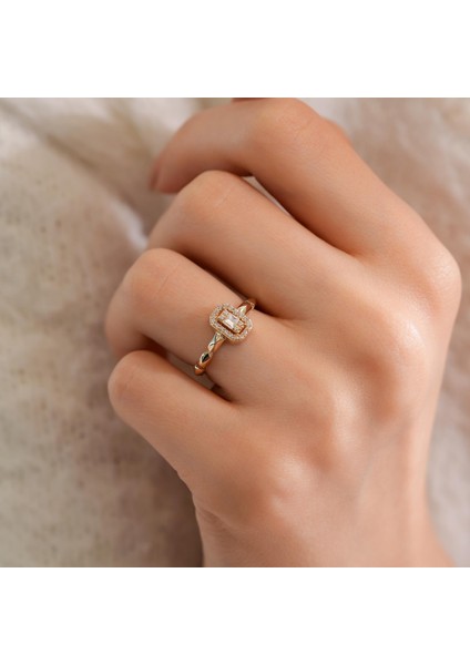 14 Ayar Altın Baget Yüzük fiyatları