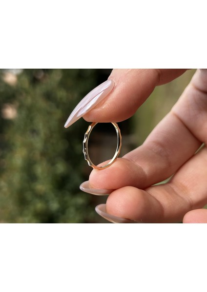 14 Ayar Altın Tamtur Tırtık Yüzük