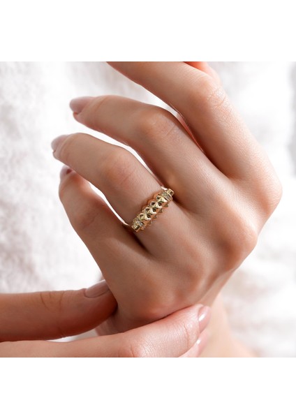 Zarif Tasarım 14 Ayar Altın Yüzük fiyatları