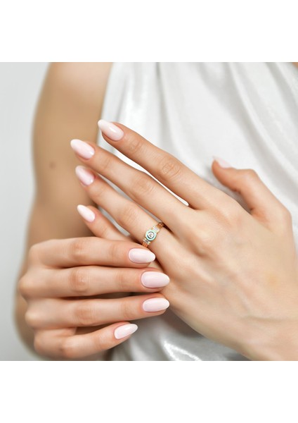 14 Ayar Altın Taşlı Mineli Yüzük fiyatları