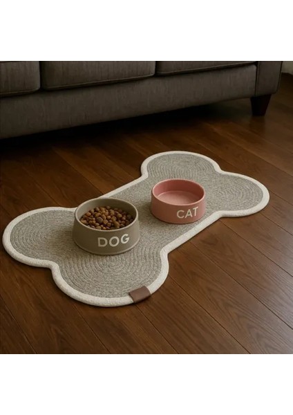 Kaymaz ve Su Geçirmez Mama Kabı Paspası indirimleri