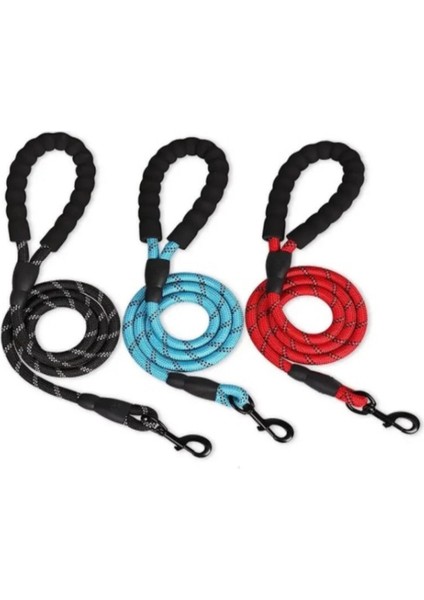 Evcil Hayvan Reflektörlü Fitil Gezdirme Tasması 10 mm x 120 cm