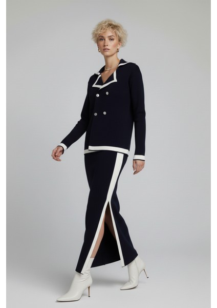 Kadın Triko Ceket Etek Ikili Takım fırsatları