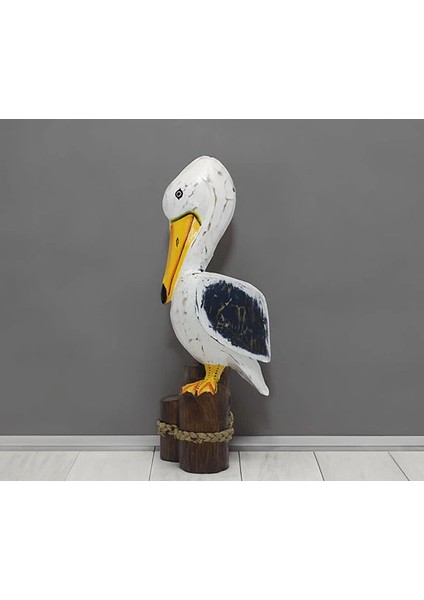Ahşap Pelikan 50 cm Okas-5