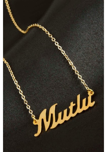 Mutlu Isimli Kolye (Kişiye Özel)