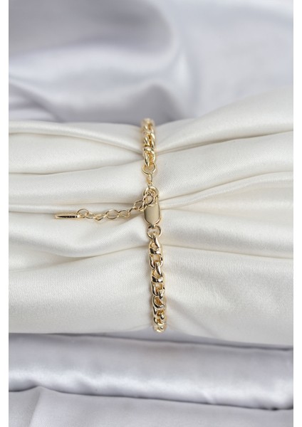 14K Gold Renk Kaplama Zincir Model Kadın cm Bileklik - Lisinya fiyatları