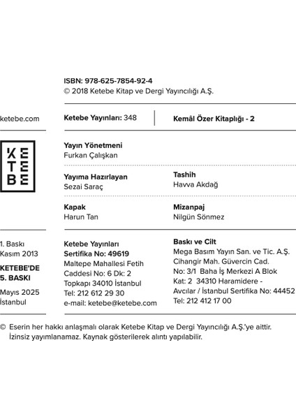 Ölüm Tacirleri - Kemâl Özer modelleri