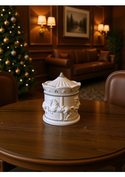 Dekoratif At Figürlü Kapaklı Mumluk – Özel Tasarım - Iç Mekan Aksesuar - Hediyelik - Özel Gün fiyatları