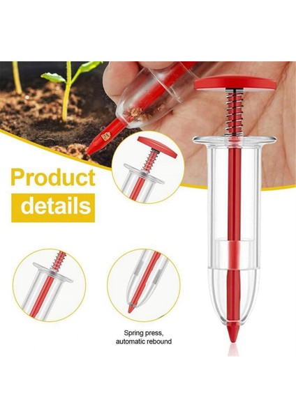 Mini Tohum Yayıcı, Manuel Fide Dikme ve Fidan Dikme Seti, Küçük Tohumlar Için Elde Taşınabilir Bahçe Tohum Ekme Makinesi (Yurt Dışından) fiyatları