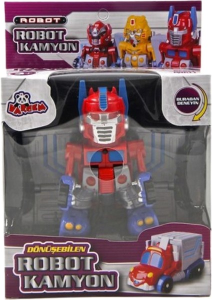 Dönüşebilen Robot Kamyon - 338-A/338-B/338-C (Lisinya)