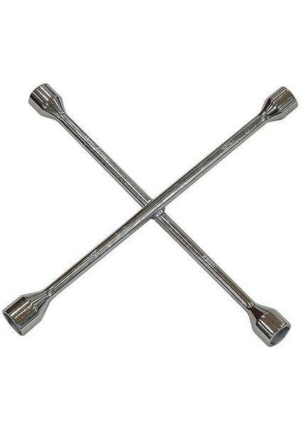 Dörtlü Bijon Anahtarı Krom Çelik Tam Profesyonel Lokmalı Bijon Tüm Araçlar Içindir