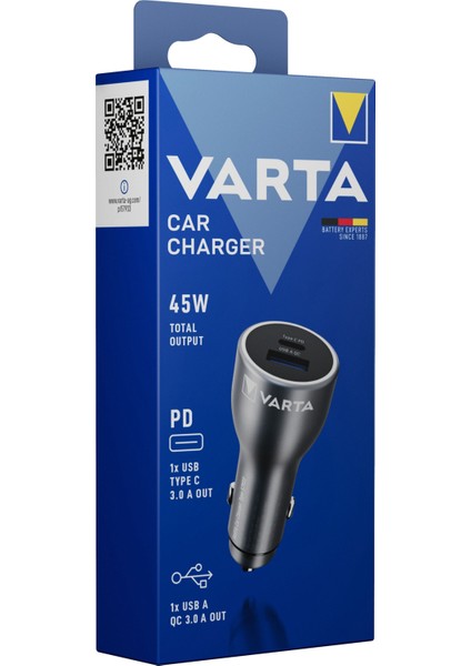 Araç Şarjı Ultra Hızlı 45W