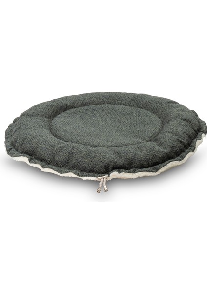 Lzrdwzrd Pet Comfort Sunflower Çift Taraflı Koyu Yeşil/ekru Kedi ve Köpek Yatağı 60CM modelleri