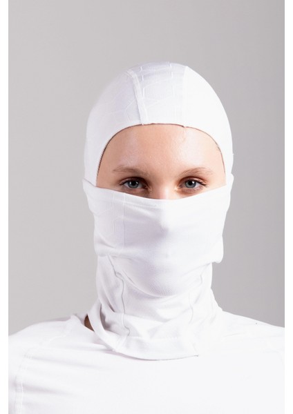 Buğz Oil Company Beyaz Balaklava Termal Kar Maskesi Unisex modelleri