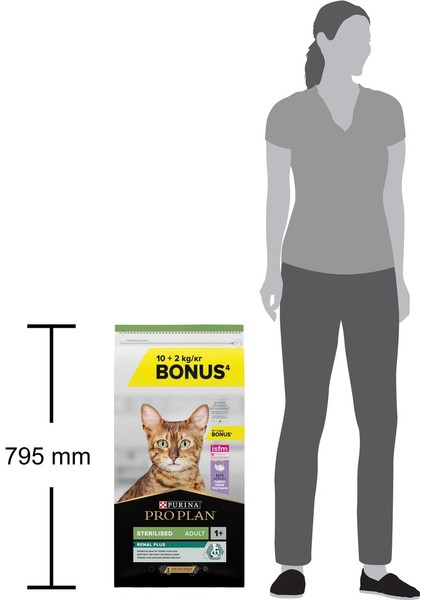 Sterilised Turkey&Chicken Kedi Maması - 10+2 Kg