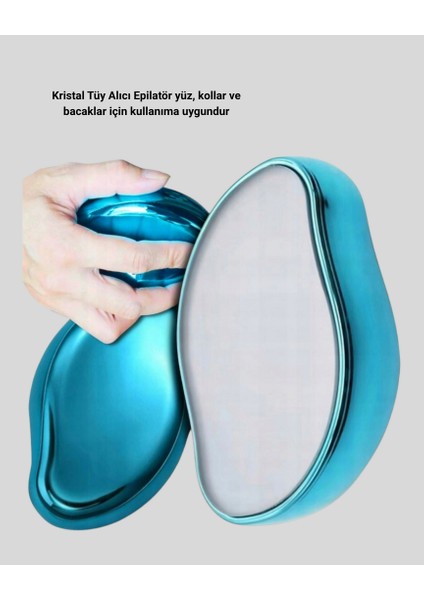Lzrdwzrd Kristal Tüy Alıcı Epilatör Kremsiz Kullanım Yüz ve Vücut Için indirimleri