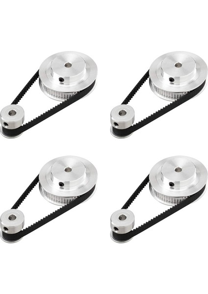 4ps Gt2 Senkron Tekerlek 20&60 Diş 5mm Çap Alüminyum Zamanlama Kasnağı (Yurt Dışından)