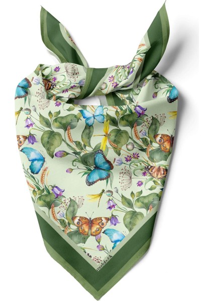 Modabutik Kelebek Desenli Bandana