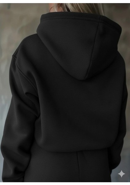 Kadın Uzun Kollu Nope Baskılı Beli Ribanalı Ikili Takım modelleri