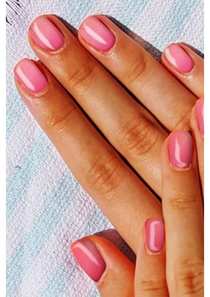Pembe Ombre Tırnak Dövmesi modelleri
