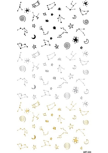 Yıldız Haritası Tırnak Dövmesi fırsatları