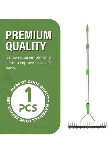 Çim Tırmıkları, Çim Tırmıkları, Ot Ayıklama Tırmıkları, Saplı Ölü Çimleri Temizlemek Için Çok Amaçlı Çim Bakım Tırmıkları (Yurt Dışından) fırsatları