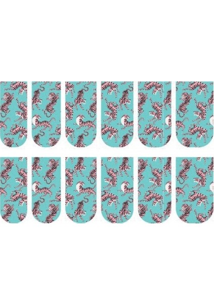 Kaplan -2 Desenli Tırnak Dövmesi