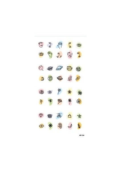 Silüet Tırnak Dövmesi fiyatları