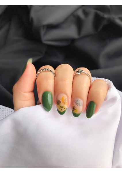 Silüet Tırnak Dövmesi modelleri