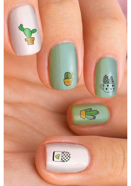 Kaktüs Tırnak Dövmesi modelleri