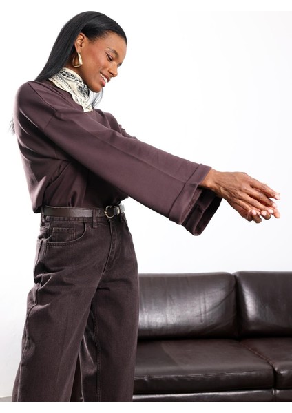 Acı Kahve Duble Kol Basic Tişört 2625 fiyatları