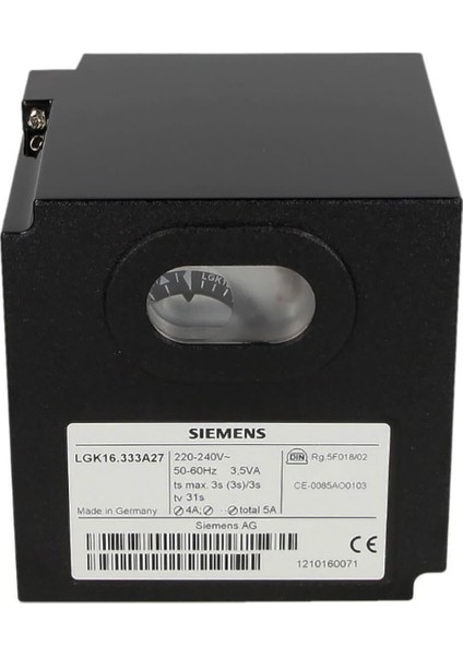 LGK16.333A27 Gaz Brülör Kontrolü