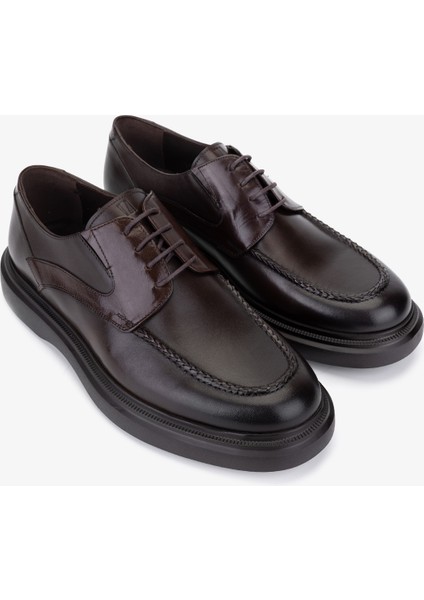 Erkek Hakiki Deri Kahverengi Casual Ayakkabı 183 30468 Erk Ayk SK25-26 Kahve Dr fiyatları