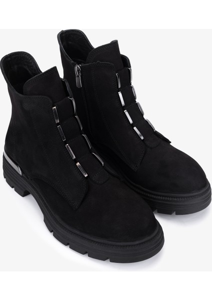Kadın Hakiki Deri Siyah Nubuk Casual Bot 1164 2353524 Bn Bot SK25-26 Sıyah Nbk fiyatları