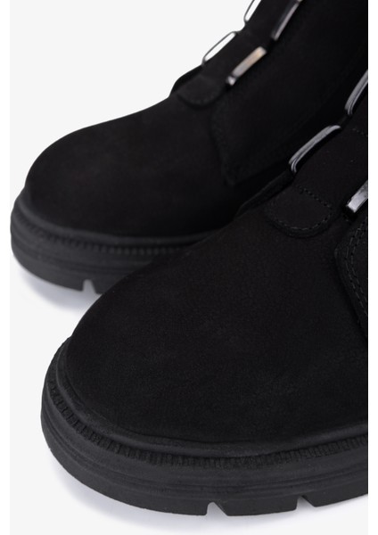 Kadın Hakiki Deri Siyah Nubuk Casual Bot 1164 2353524 Bn Bot SK25-26 Sıyah Nbk modelleri