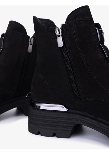 Kadın Hakiki Deri Siyah Nubuk Casual Bot 1164 2353524 Bn Bot SK25-26 Sıyah Nbk fırsatları