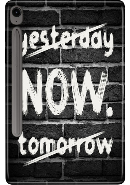 Samsung Galaxy Tab S9 SM-X710 11" Kılıf Tablet Için Desenli Silikon Kapak - Mottoşimdi