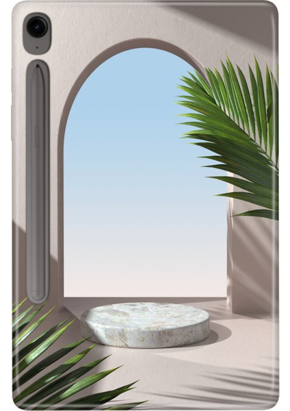 Samsung Galaxy Tab S9 SM-X710 11" Kılıf Tablet Için Desenli Silikon Kapak - Sunlight