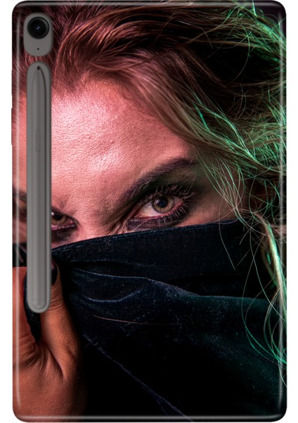 Samsung Galaxy Tab S9 Fe SM-X510 10.9" Kılıf Tablet Için Desenli Silikon Kapak - Close Up