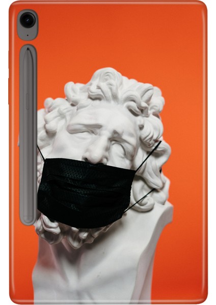 Samsung Galaxy Tab S9 Fe SM-X510 10.9" Kılıf Tablet Için Desenli Silikon Kapak - Covidhuman