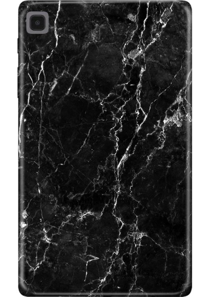 Samsung Galaxy Tab A7 SM-T500 10.4" Kılıf Tablet Için Desenli Silikon Kapak - Mermer
