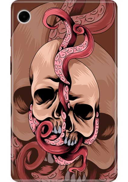 Samsung Galaxy Tab A9 SM-X110 8.7" Kılıf Tablet Için Desenli Silikon Kapak - Iskelet Fab