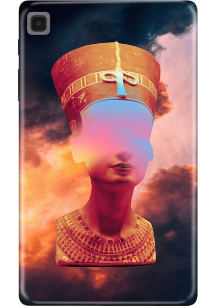 Samsung Galaxy Tab A7 Lite SM-T220 Kılıf Tablet Için Desenli Silikon Kapak - Tanrıça Kadın