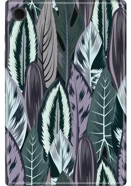 Samsung Galaxy Tab A8 10.5" SM-X200 Kılıf Tablet Için Desenli Silikon Kapak - Tropical