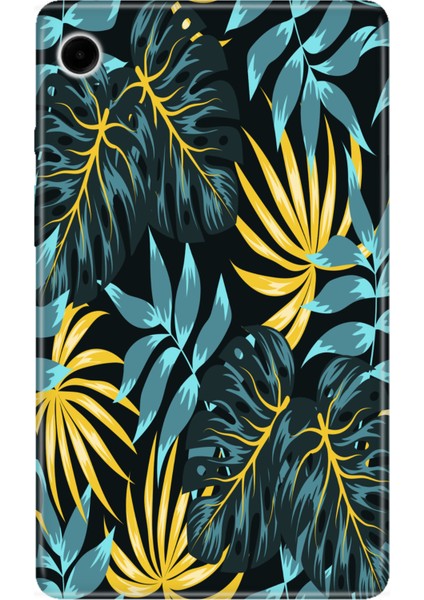 Samsung Galaxy Tab A9+ Plus SM-X210N 11" Kılıf Tablet Için Desenli Silikon Kapak - 3D Amazon Orman