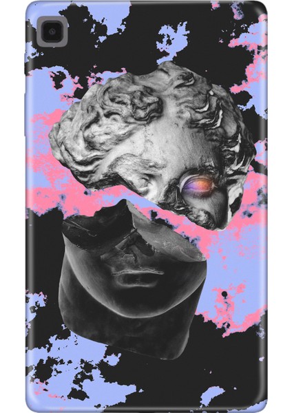 Samsung Galaxy Tab A7 SM-T500 10.4" Kılıf Tablet Için Desenli Silikon Kapak - Fashion Human