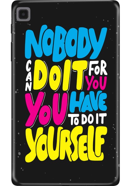 Samsung Galaxy Tab S6 Lite SM-P610 10.4" Kılıf Tablet Için Desenli Silikon Kapak - Kendin Yapmalısın